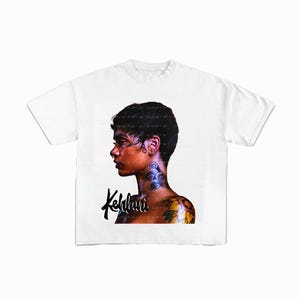 Kehlani png, T-shirt design, bootleg tees design, ready to print, printable design, hiphop artist, 90s, rapper, rap tee design, 300 dpi