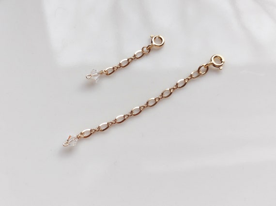 Gold Bracelet Extender 14K Gold Fill Necklace Extender 