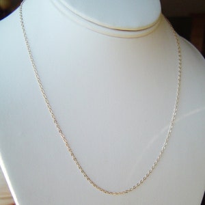 Fine Gold Chain, 14K Gold fill Necklace, Custom Chains 14 to 30 inches, Long Gold Chain, Chain for Necklace, Best Seller image 1