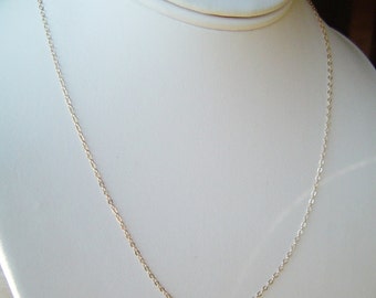 Fine Gold Chain Necklace . 14K Gold fill .15, 16, 17, 18, 20, 22, 24, 30 inch, Long Layering, Long Gold Chain, Chain Necklace, Best Seller
