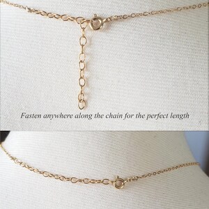 Delicate 14K Rose Gold Fill Chain Necklace: Any Length image 9