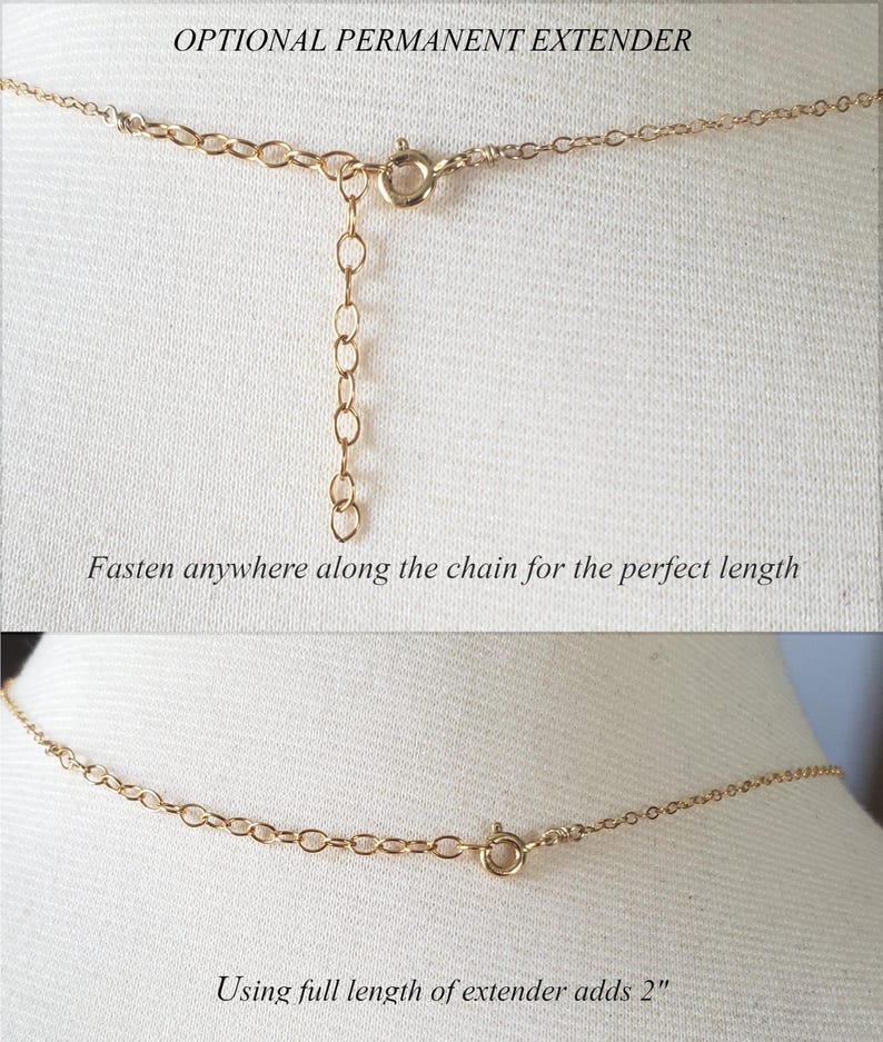 Delicate 14K Rose Gold Fill Chain Necklace: Any Length image 9