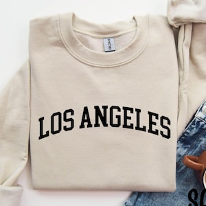 Los Angeles Sweatshirt- Los Angeles California Crewneck- California Gift- California State Shirt- Los Angeles California Vacation Sweatshirt