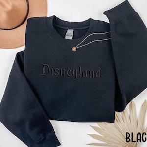 Embroidered Disneyland Sweatshirt -Cute Embroidery Sweater -Disneyland Trip Sweat -Disneyland Est 1955 Sweatshirt-Disneyland  Mickey Friends