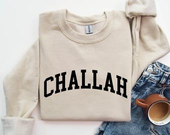 Challah Bread Sweatshirt - Perfect Jewish Gift for Foodies - Shabbat Celebrations - Hanukkah - Kosher-Friendly - Trending Women's Gift
