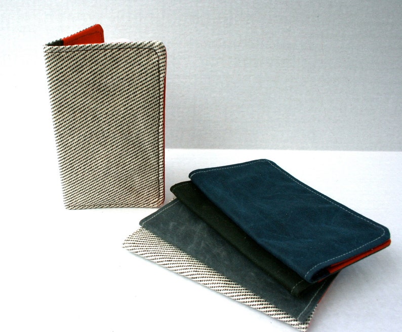 Waxed Canvas Field Notes Book Cover or Wallet image 2