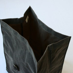 Waxed Canvas Lunch Bag, image 3