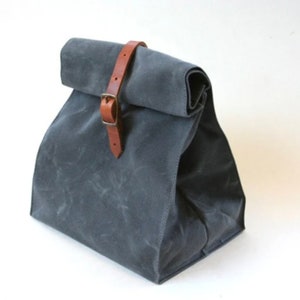 Waxed Canvas Lunch Bag image 6