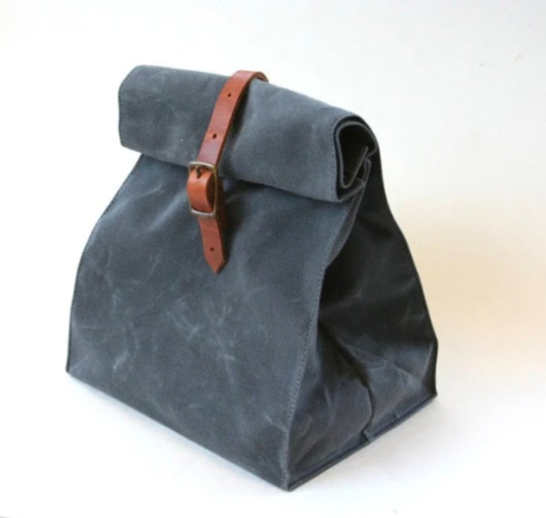 Waxed Canvas Lunch Bag, image 6