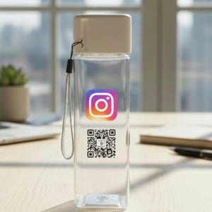 Customizable Water Bottle: Bulk Corporate Gift, Leak-Proof Tumbler (17 oz) Full Colored Waterproof DTF Logo