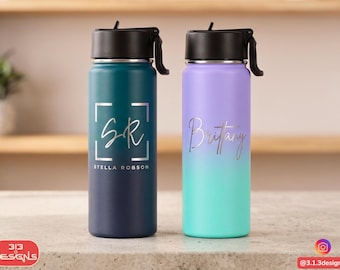 Customizable Water Bottle: Bulk Corporate Gift, Leak-Proof Tumbler  Engraved Logo Leak Proof
