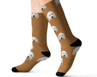 Personalisierte Gesichtssocken, personalisierte Foto-Socken, Bildersocken - Lustiges Geschenk für sie / ihn / beste Freunde