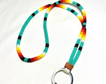 Beaded Lanyard - Etsy