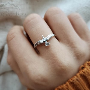 Eagle Pinky Ring - Etsy