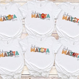 Custom Hakuna Matata Shirt, Family Vacation, Custom Animal Kingdom 2025,Disney Lion King, Animal Kingdom Hakuna Matata,Disney Animal Kingdom