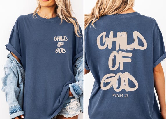 Comfort Colors Child of God Shirt, Psalm T-Shirt, Celestial Children's Tee, Inspirational Shirt, Jesus Tee, Faith Tee, Gift Christian Shirt