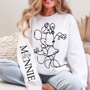 Mickey Mouse Since 1928 Sweatshirt, Minnie Hoodie, Disneyworld Comfort Color Shirt, Retro Disney Family Matching Trip Shirt, Sleeve Minnie
