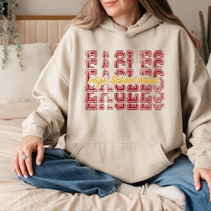 Custom Mascot Hoodie, Personalized School Spirit Sweatshirt, Team Mascot Shirts, Teacher Shirt, Sports Team Shirts, Football Volleyball Team