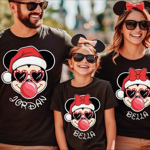Custom Disney Christmas shirts, Mickey & Minnie christmas party Sweatshirt, family disney Christmas Hoodie, Christmas matching Gift shirt