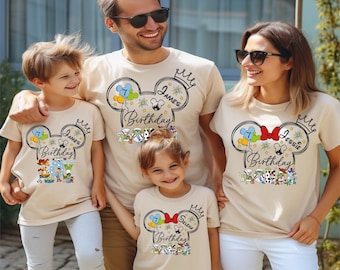 Toy Story Birthday Squad Tee, Disney Birthday Party Tee, Custom Birthday Boy Tee, Toy Story Family Birthday Tee, Woody Birthday Kids Party