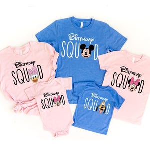 Disney  Birthday Squad Shirts, Disney Birthday Shirt, Best Birthday Ever, Birthday Crew Shirts, Birthday Girl Tee, Disney Birthday Gift