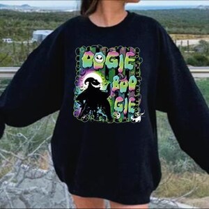 Boogie Man Sweatshirt, Halloween Boogie Sweatshirt, The Nightmare Before Christmas, Oogie Boogie Boogieman, Family Halloween Party 2025