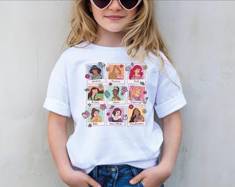 Disney Princess Shirt, Watercolor Princess Shirt, Disney Trip T-Shirt, Cute Disney Princess T-shirt, Disneyworld Princess Girls Trip Shirt
