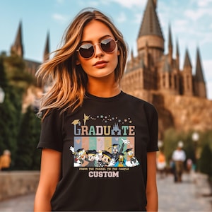 Graduate Custom Disney Shirt, Gift For The Grad, Mickey Graduate Shirt, Graduation 2024 Tee, Custom Disney Graduation Shirts, Class Of 2024