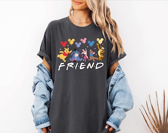 Comfort Colors® Winnie The Pooh Shirt, Pooh And Friends Tshirt, Disney Pooh Shirt, Pooh T-Shirt, Pooh Bear And Co Tee, Winnie The Pooh