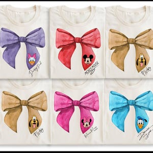 Retro Mickey and Friends coquette Signatures Shirt, Magical Shirt, Disney Characters Tee, Disney Mouse Head Tee, Mickey & Co Gift