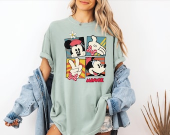 Comfort Colors® Disney Family Holiday Tour 2025 Family Trip Summer Vacation Tops Mickey Minnie Disneyland Matching Gift T Shirts