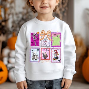 Nightmare Before Christmas Coquette Sweatshirt, Disney Coquette Bow Sweatshirt, Disney Halloween,Oogie Boogie Bash 2025,Jack Skellington Sally