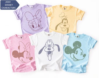 Comfort Colors®Retro Minnie Mouse  Shirt,  Vintage Mickey, Disney Vacation Shirt, Disneyland Minnie Shirt, Magic Kingdom Shirt Classic