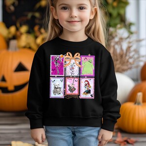 Nightmare Before Christmas Coquette Sweatshirt, Disney Coquette Bow Sweatshirt, Disney Halloween,Oogie Boogie Bash 2025,Jack Skellington Sally