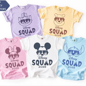 Comfort Colors®Retro Disney Squad Minnie Mouse Crop Shirt,  Vintage Mickey, Disney Vacation Shirt, Disneyland Minnie Shirt, Magic Kingdom