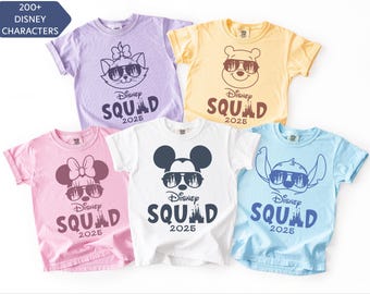 Comfort Colors®Retro Disney Squad Minnie Mouse Crop Shirt,  Vintage Mickey, Disney Vacation Shirt, Disneyland Minnie Shirt, Magic Kingdom