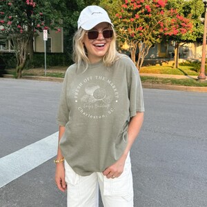 独身パーティーTシャツ、カスタムブライダルシャワーTシャツ、新鮮な市場からのシャツ、花嫁への贈り物、フラワースタンドカートTシャツ、パーソナライズ