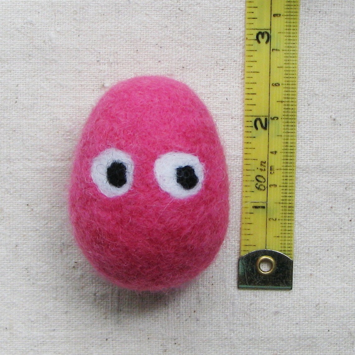 Easter Eggs With Googly Eyes Felted From Colorful Wool for Etsy