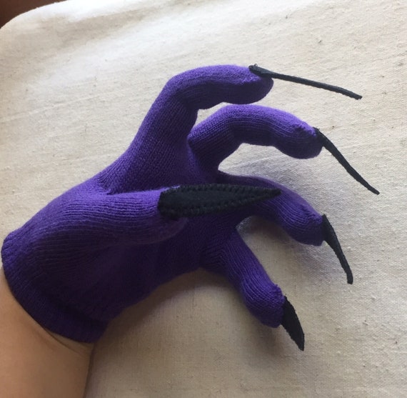 Fun Costumes Purple Stretch Gloves