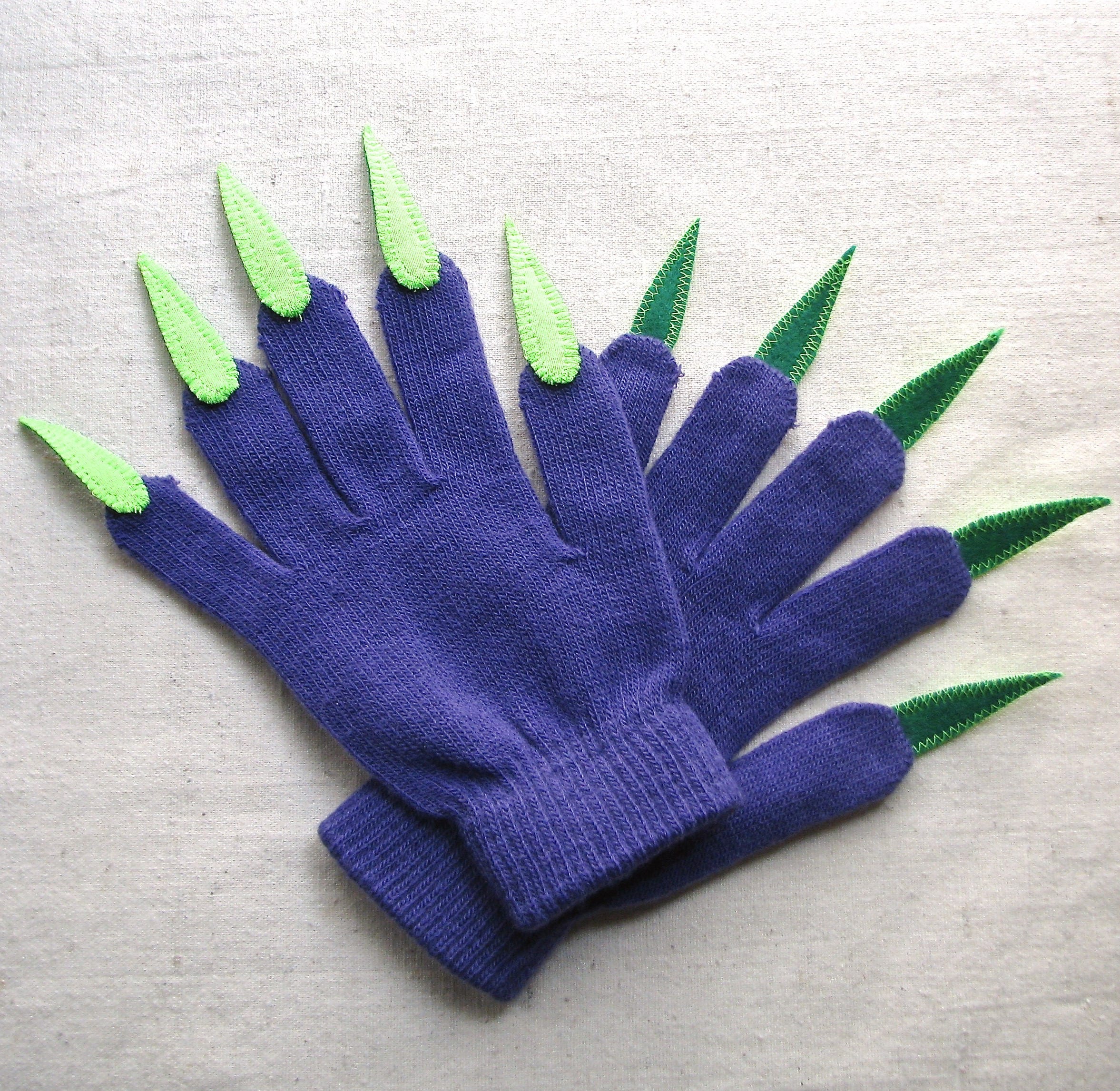 Fun Costumes Purple Stretch Gloves