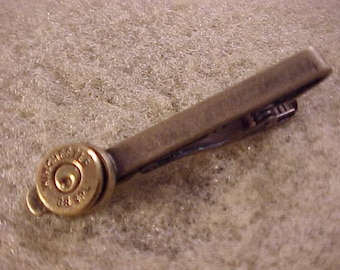 Winchester 38 Special Bullet Tie Clip Recycled Repurposed / Gift For Him / Gift For Dad