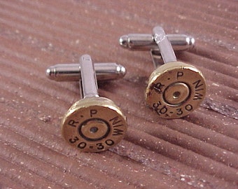 PRICE REDUCED Bullet Cufflinks / 30-30 Rifle Cuff Links / Wedding Cufflinks / Groomsmen Gift / Gifts For Men / Sportsman Gift