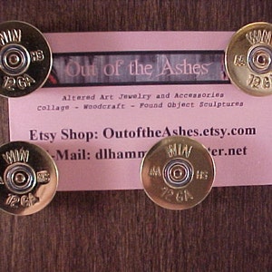 12 Gauge Shotgun Shell Magnets Repurposed Recycled