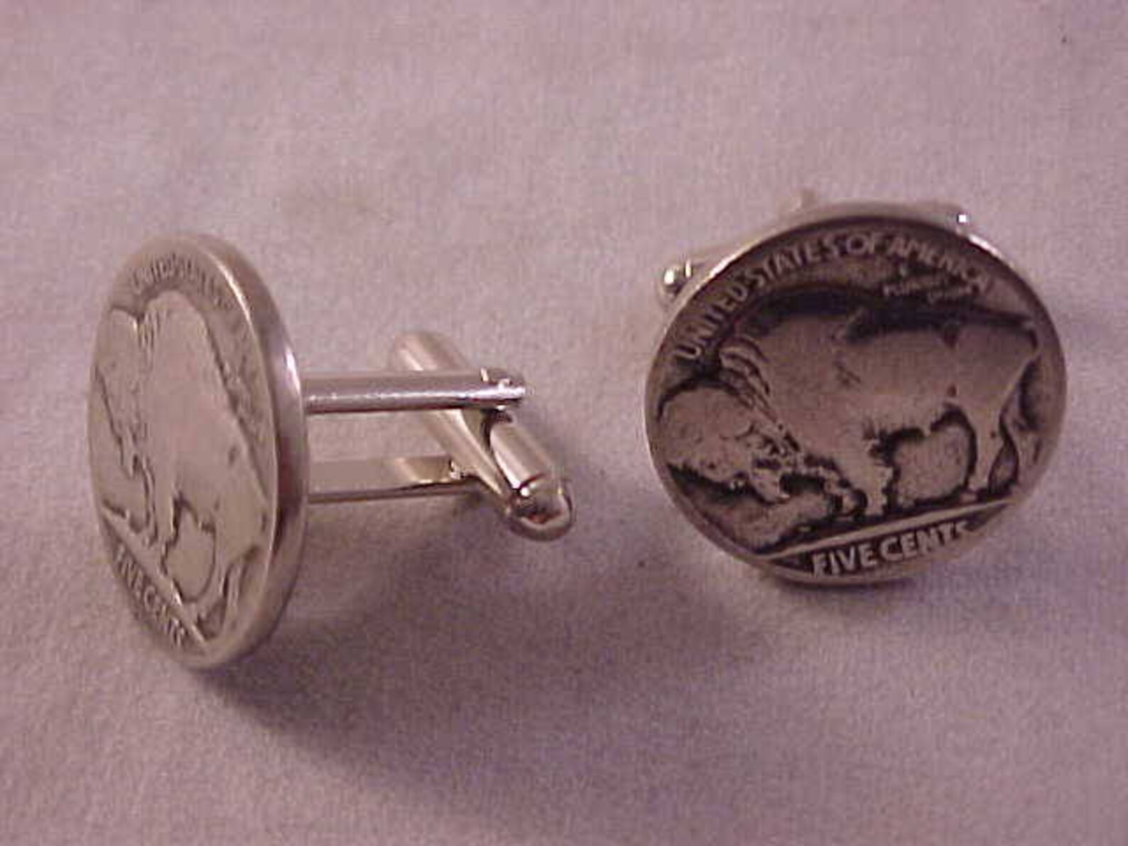 Buffalo Nickel Cufflinks / Buffalo Nickel Cuff Links / Real Etsy UK