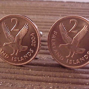 Faukland Islands Coin Cuff Links