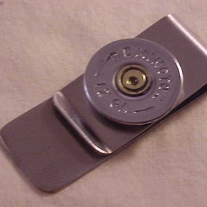 PRICE REDUCED Bullet Money Clip / Remington 12 Gauge Money Clip / Shotgun Shell Money Clip / Gift For Him / Gift For Dad / Ammo Money Clip