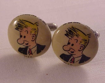 Kelloggs Pep Pin Cartoon Character Mac Cuff Links