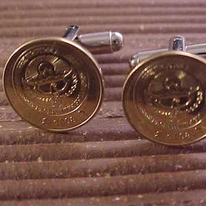 Kyrgyzstan Coin Cuff Links
