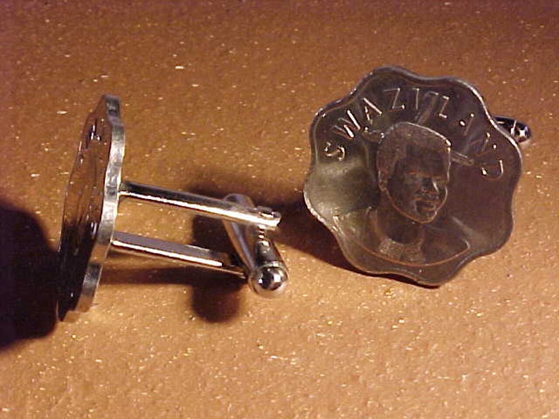 Swaziland Coin Cuff Links