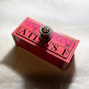 Pink Yardstick Keepsake Box